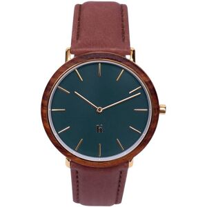 Hemverk Montre en acier inoxydable vert D4cm