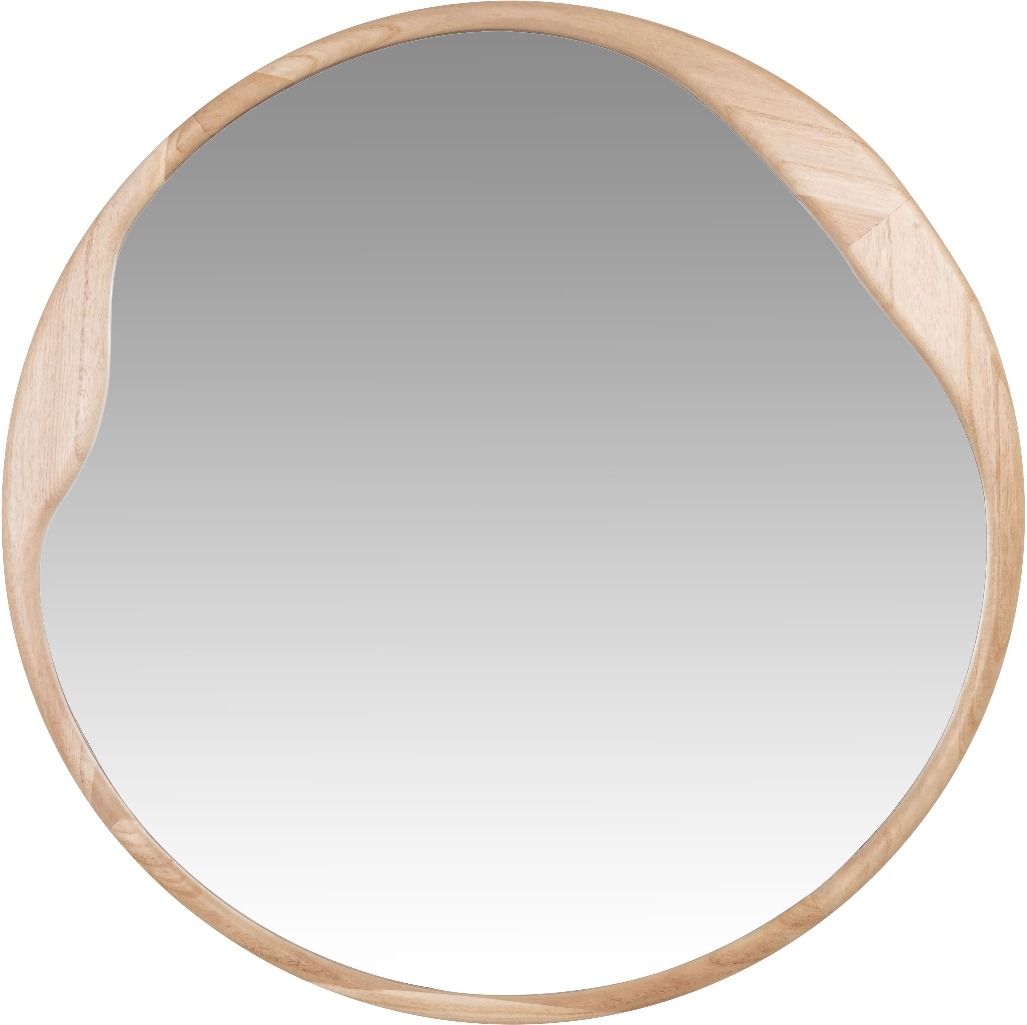 Maisons du Monde Miroir rond en bois de pin D70