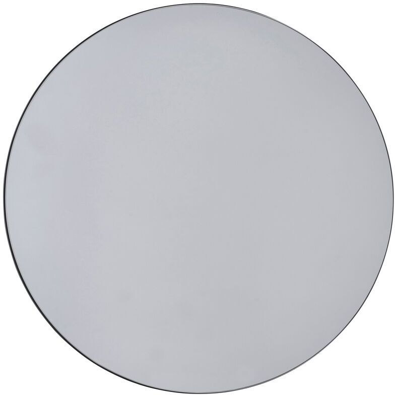 house doctor Miroir rond teinté gris D50