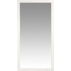 Maisons du Monde Grand miroir rectangulaire a moulures blanc grise 90x180