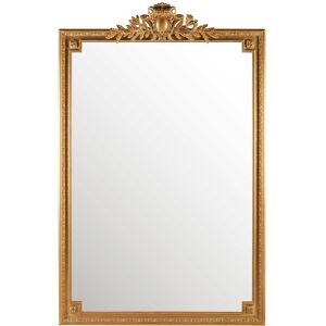 Maisons du Monde Grand miroir rectangulaire a moulures dorees 120x185