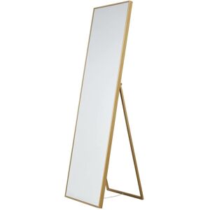 Maisons du Monde Grand miroir rectangulaire sur pied dore 50x170