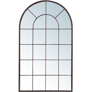 Maisons du Monde Miroir fenetre arche en metal 65x110