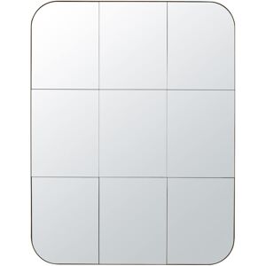 Maisons du Monde Miroir fenetre rectangulaire en metal dore 121x156