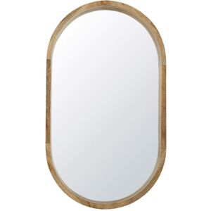 Maisons du Monde Miroir ovale en bois de manguier 70x121