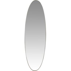 Maisons du Monde Miroir ovale en metal dore 46x150