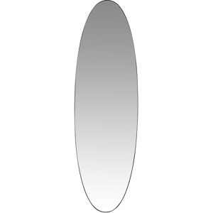 Maisons du Monde Miroir ovale en metal noir 45x150