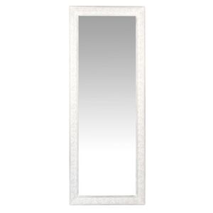 Maisons du Monde Miroir rectangulaire a moulures blanc grise 50x130