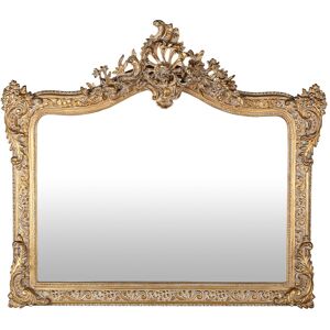 Maisons du Monde Miroir rectangulaire a moulures dorees 114x100