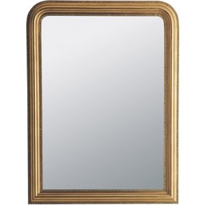 Maisons du Monde Miroir rectangulaire a moulures en bois de paulownia dore, 90x120