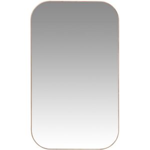 Maisons du Monde Miroir rectangulaire arrondi en bois de chene beige 60x100