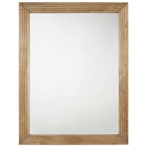 Maisons du Monde Miroir rectangulaire en bois de manguier grave 110x140