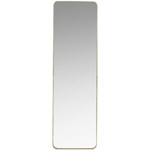 Maisons du Monde Miroir rectangulaire en metal dore mat 39x129