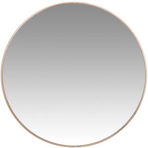 Maisons du Monde Miroir rond en bois de chene beige D60