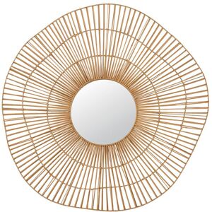 Maisons du Monde Miroir rond en rotin 130x128