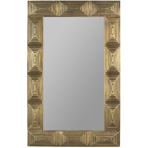 Dutchbone Miroir rectangle en bois 110x70cm or