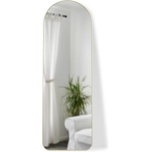 Umbra Miroir en pied cintre H 157cm laiton