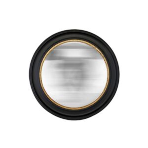 EMDE Miroir rond convexe noir 100x100cm