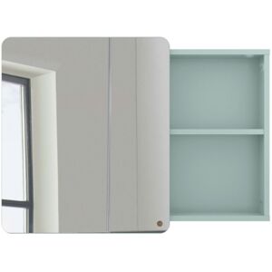 Meubles & Design Miroir placard salle de bain 58x80cm en bois vert