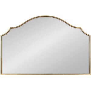 EMDE Miroir rectangulaire en metal or