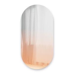 Umbra Miroir oval effet brumeux rose 45x91cm