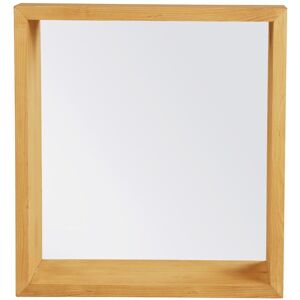 Grenier Alpin Miroir pin massif 60 x 65 cm