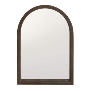 Hannun Miroir arque fabrique artisanalement couleur marron vieilli