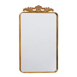 Wadiga Miroir classique rectangulaire en metal or antique 60x105x3cm