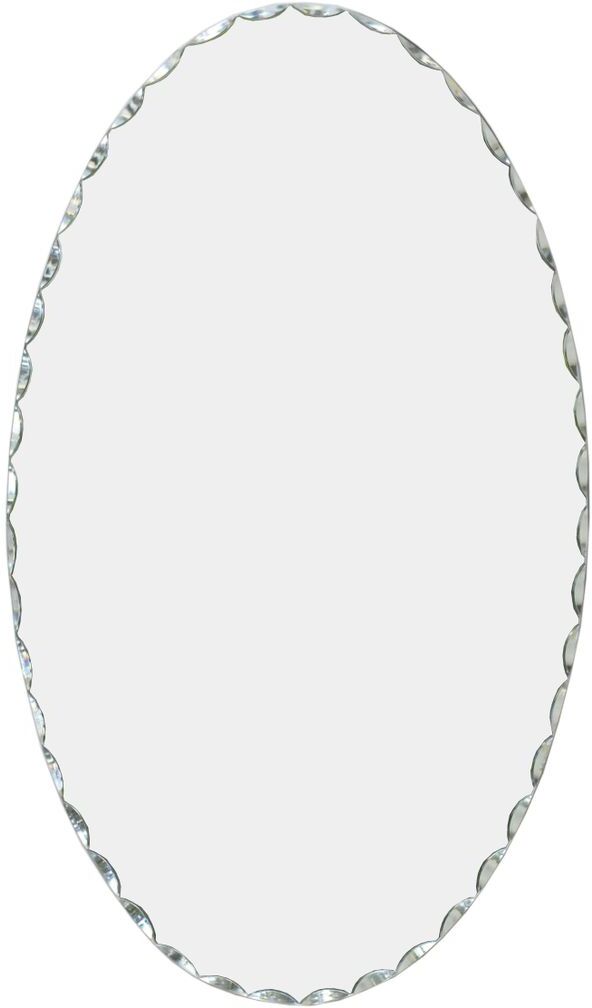 Decoclico Miroir ovale biseauté Léonie 80 x 47 cm