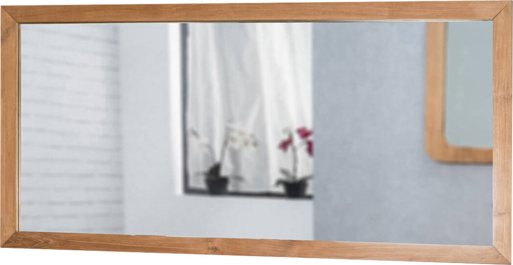 Wanda Collection Grand miroir rectangle en teck massif 145x70