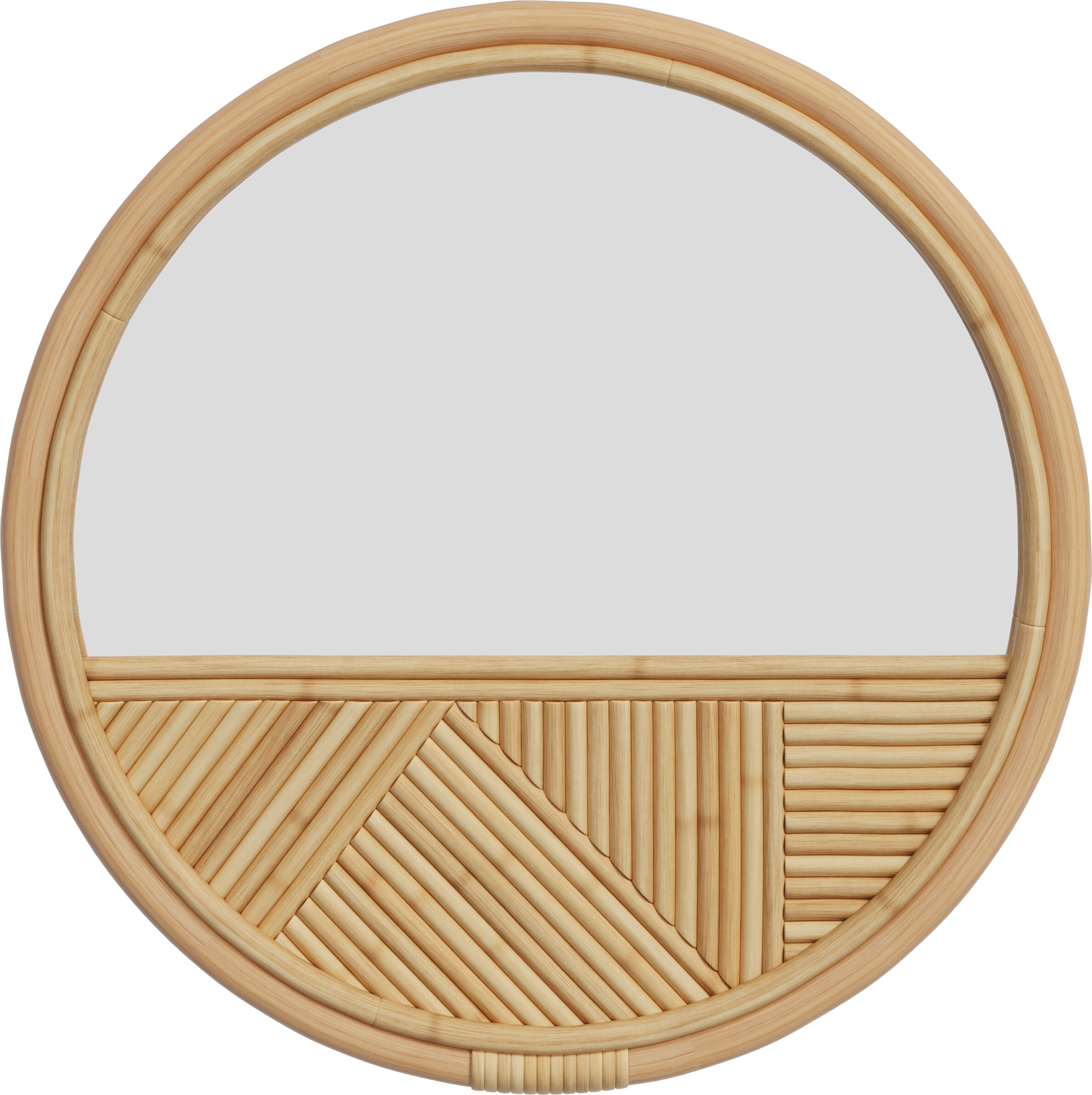 Rendez-Vous Déco Miroir rond en rotin D40 cm