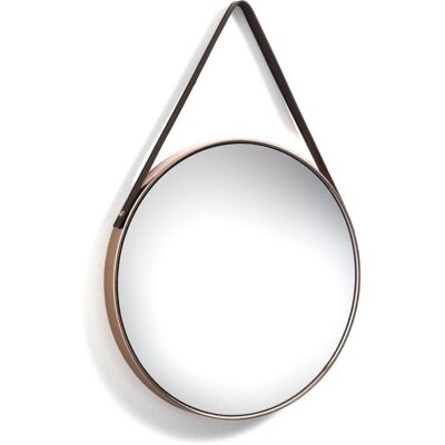 ORESTELUCHETTA Miroir mural rond en acier cuivre ø42,5 cm - Publicité ORESTELUCHETTA Miroir mural rond en acier cuivre ø42,5 cm - Publicité