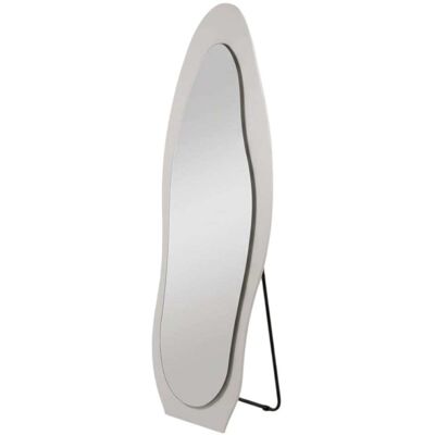 ORESTELUCHETTA Miroir sur pied led mdf blanc et métal noir 160x83x33 cm - Publicité ORESTELUCHETTA Miroir sur pied led mdf blanc et métal noir 160x83x33 cm - Publicité