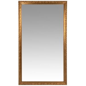 Maisons du Monde Grand miroir rectangulaire à moulures dorées 120x210