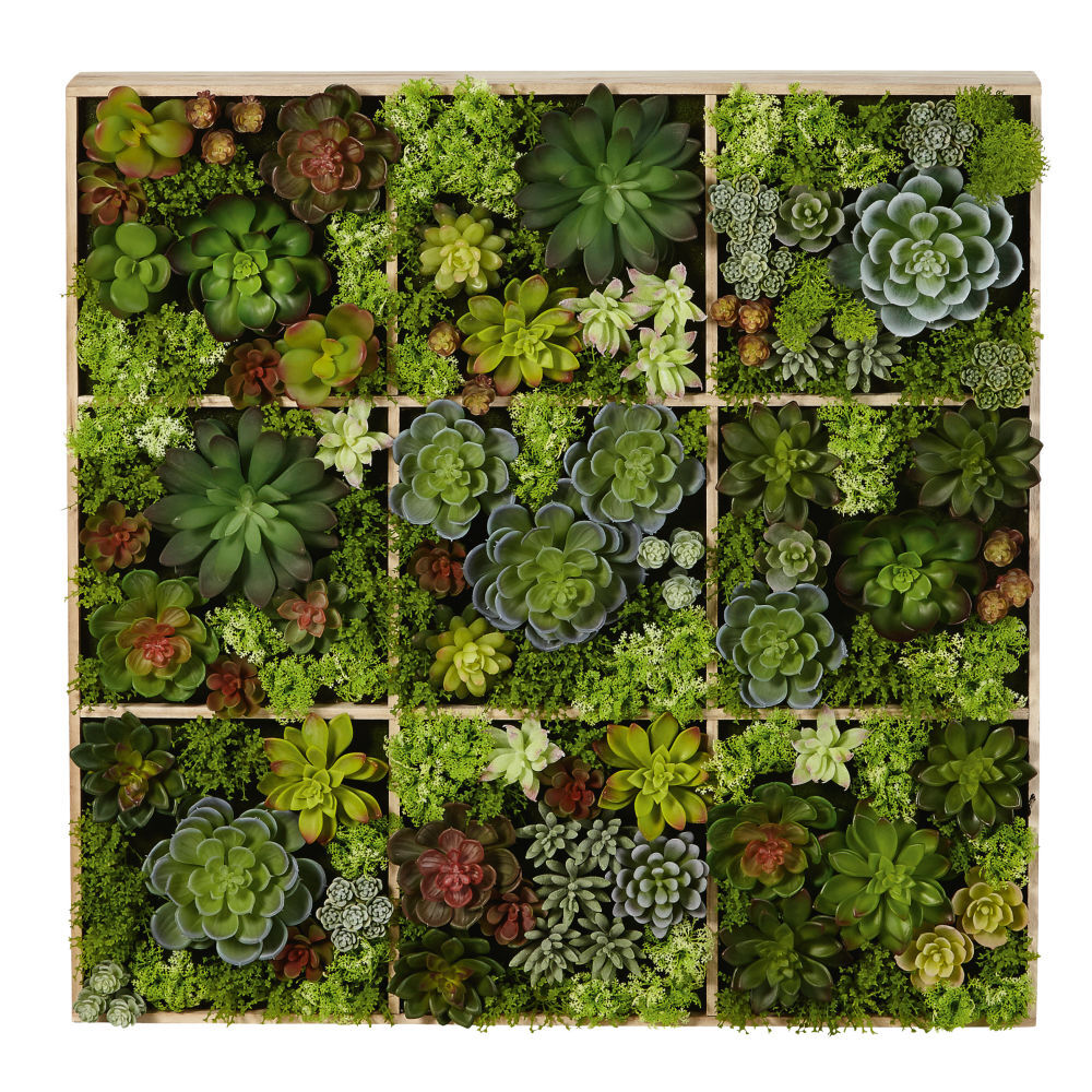 Maisons du Monde Déco murale plantes artificielles 17x70