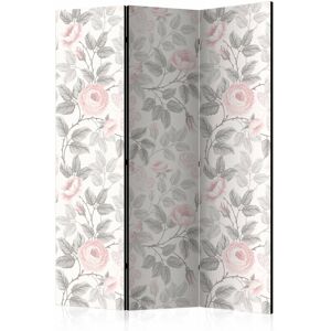 Artgeist Paravent Fleurs Toile intissee Rose