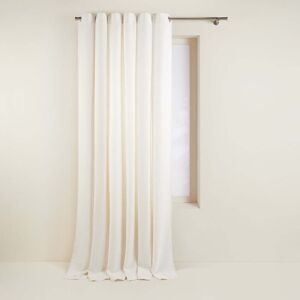 Madura Rideau a oeillets Blanc naturel en Lin (Uni Boheme) - 200x275 cm