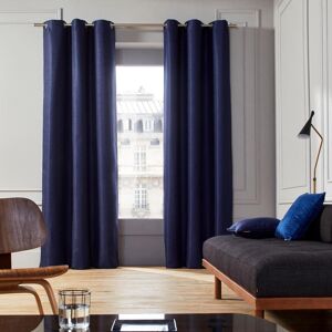 Madura Rideau a oeillets Polyester,Polyester BLEU 140x350 cm