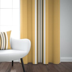 Maison Jean-Vier Rideau coton Jaune 176x250 cm