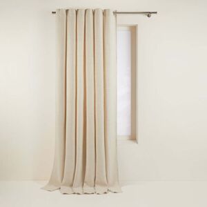 Madura Rideau a oeillets Sable en Lin (Uni Boheme) - 350x275 cm