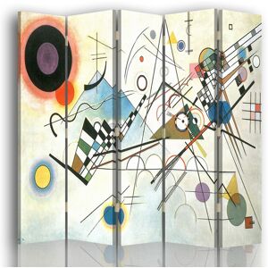 Legendarte Paravent Composition VIII - Wassily Kandinsky cm 180x170 (5 volets)