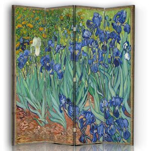 Legendarte Paravent - Cloison Iris - Vincent Van Gogh cm 145x170 (4 volets)