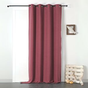 Linder Rideau en 100% lin libeccio bordeaux 135x255 cm