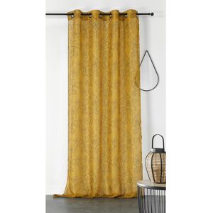 Linder Voilage tamisant audace polyester jaune 280 x 140