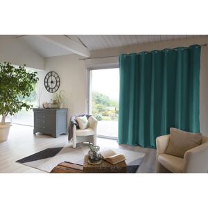 Housse De Reve Rideau occultant doublure polaire polyester bleu 280x260 cm