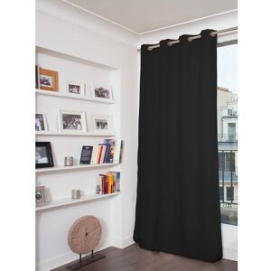 Moondream Rideau phonique thermique occultant velours noir 130x260