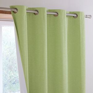 Becquet Lot de 2 rideau occultant 135x180 vert amande en polyester