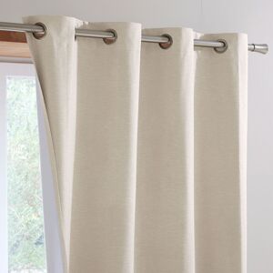 Becquet Lot de 2 rideau occultant 135x180 beige grege en polyester