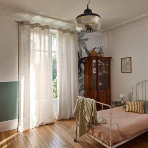 Madura Voilage à Oeillets en lin et polyester Naturel - Publicité Madura Voilage à Oeillets en lin et polyester Naturel - Publicité