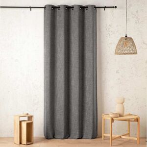 Linder Rideau tamisant - effet lin authentique polyester gris 240 x 145 - Publicité Linder Rideau tamisant - effet lin authentique polyester gris 240 x 145 - Publicité